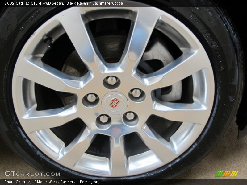 Black Raven / Cashmere/Cocoa 2009 Cadillac CTS 4 AWD Sedan