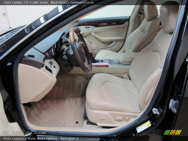 Black Raven / Cashmere/Cocoa 2009 Cadillac CTS 4 AWD Sedan