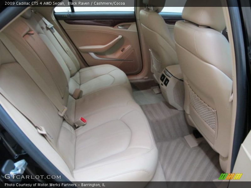 Black Raven / Cashmere/Cocoa 2009 Cadillac CTS 4 AWD Sedan