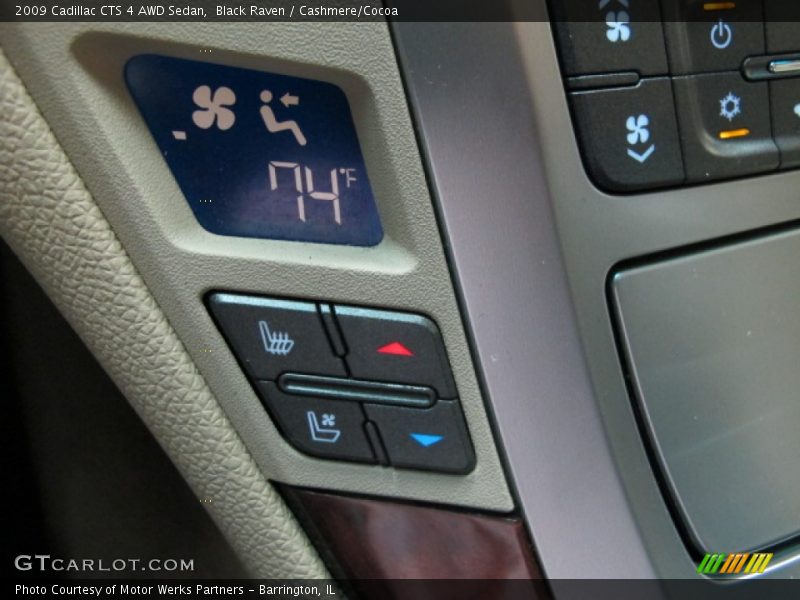 Black Raven / Cashmere/Cocoa 2009 Cadillac CTS 4 AWD Sedan