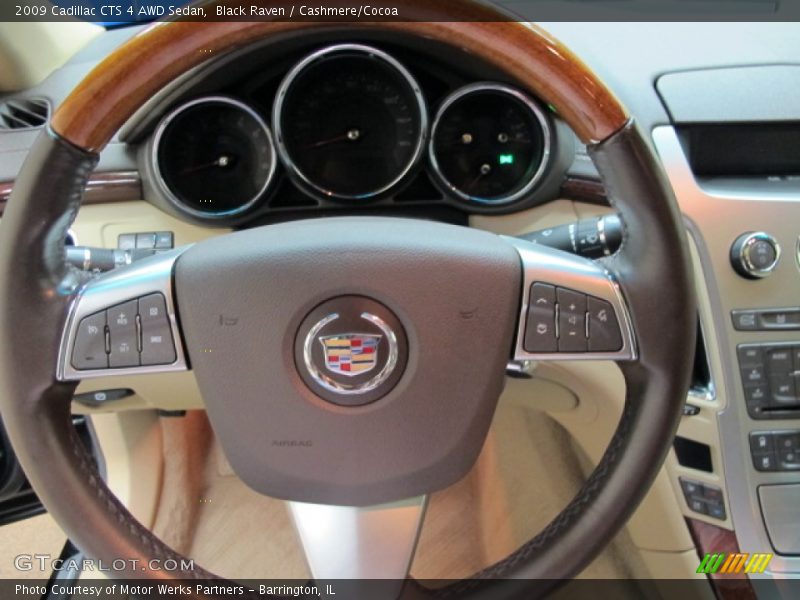 Black Raven / Cashmere/Cocoa 2009 Cadillac CTS 4 AWD Sedan