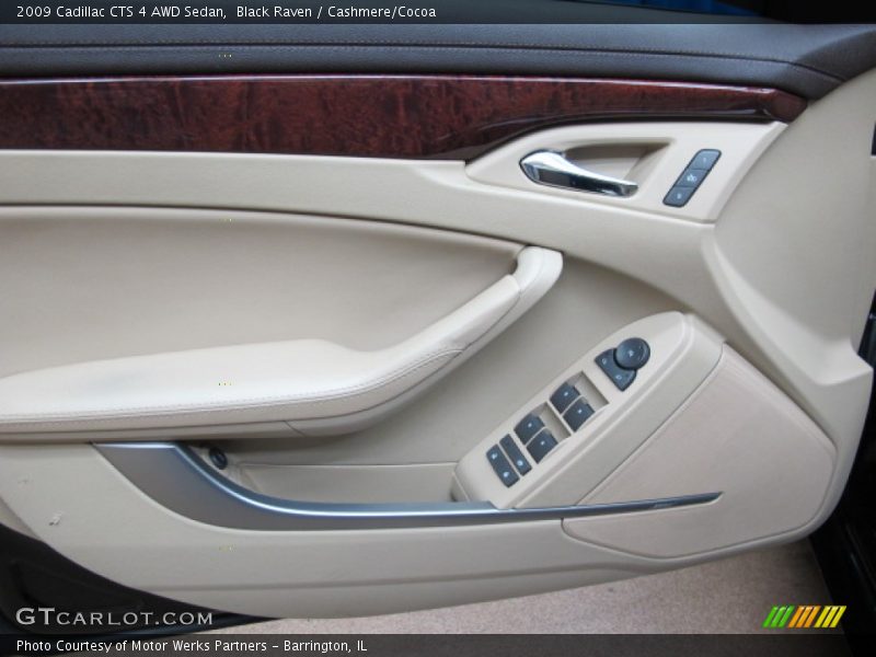 Black Raven / Cashmere/Cocoa 2009 Cadillac CTS 4 AWD Sedan