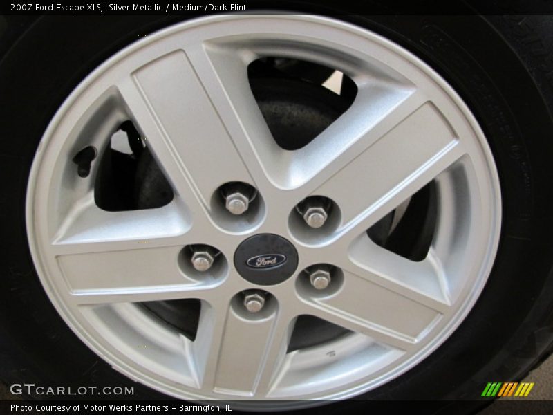 Silver Metallic / Medium/Dark Flint 2007 Ford Escape XLS