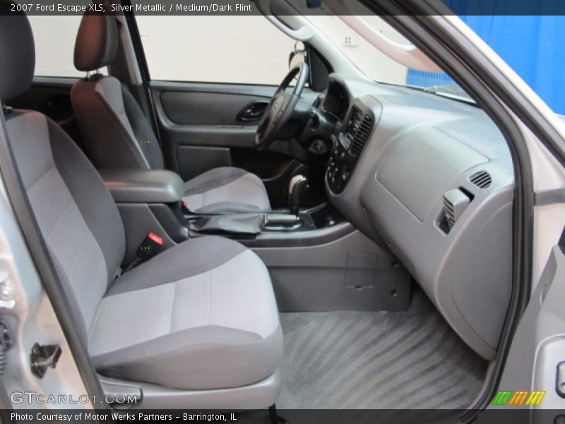 Silver Metallic / Medium/Dark Flint 2007 Ford Escape XLS