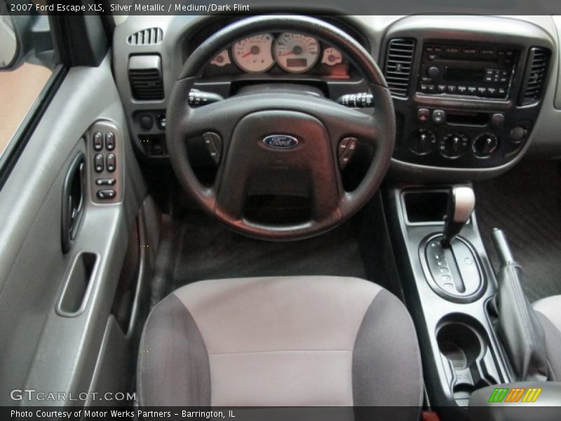 Silver Metallic / Medium/Dark Flint 2007 Ford Escape XLS