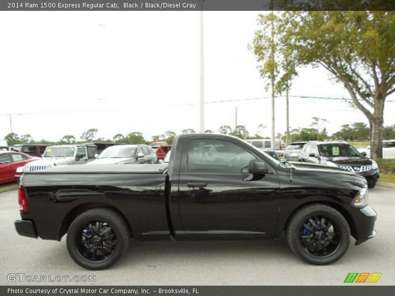 Black / Black/Diesel Gray 2014 Ram 1500 Express Regular Cab