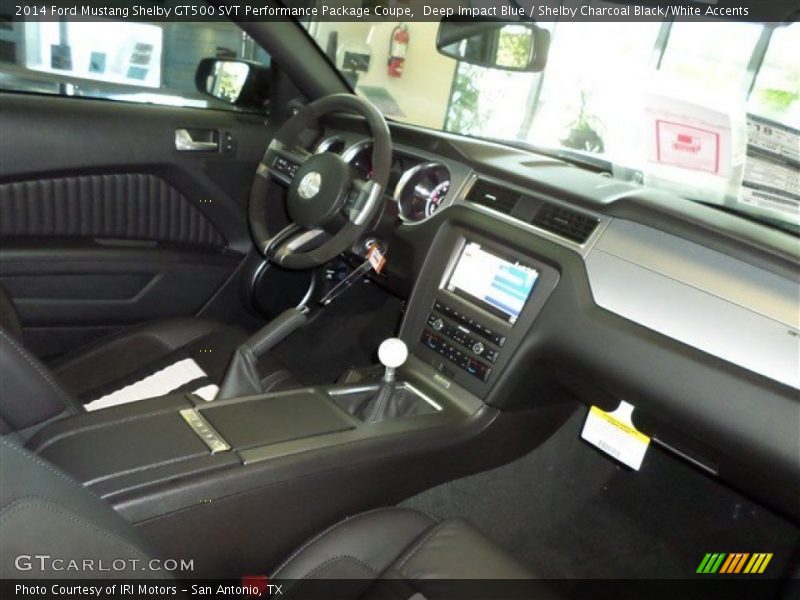 Deep Impact Blue / Shelby Charcoal Black/White Accents 2014 Ford Mustang Shelby GT500 SVT Performance Package Coupe