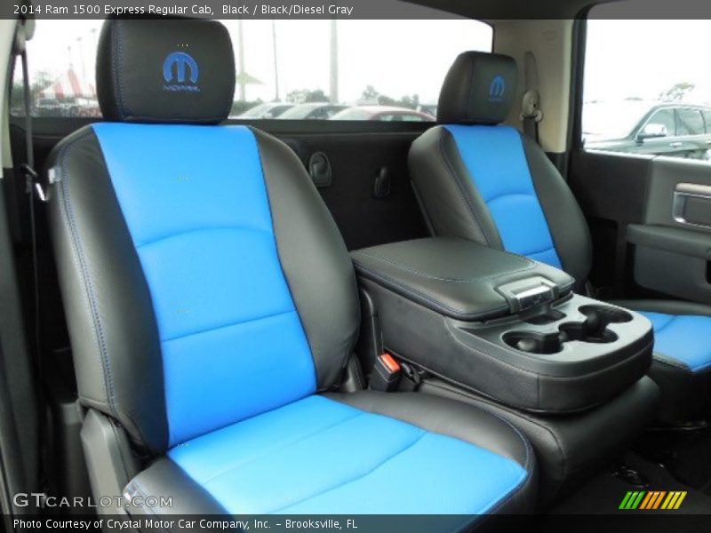 Black / Black/Diesel Gray 2014 Ram 1500 Express Regular Cab