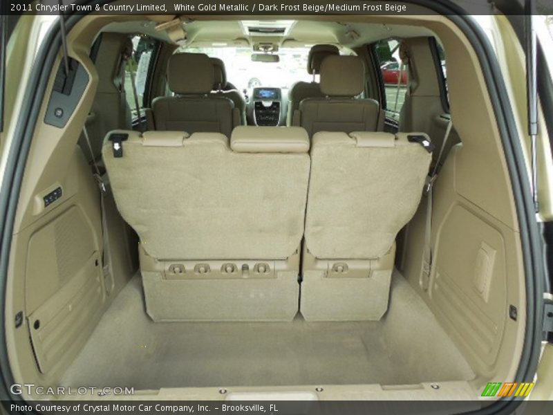 White Gold Metallic / Dark Frost Beige/Medium Frost Beige 2011 Chrysler Town & Country Limited