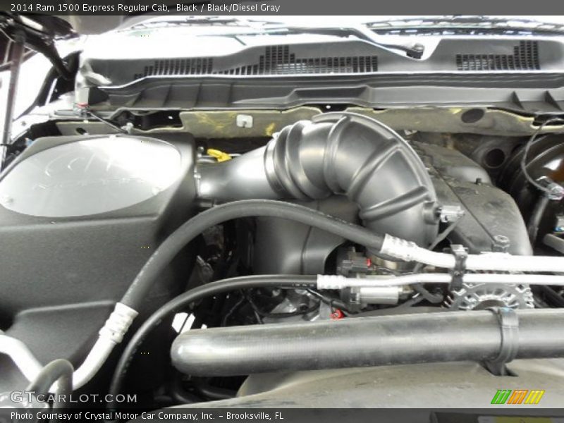 Black / Black/Diesel Gray 2014 Ram 1500 Express Regular Cab