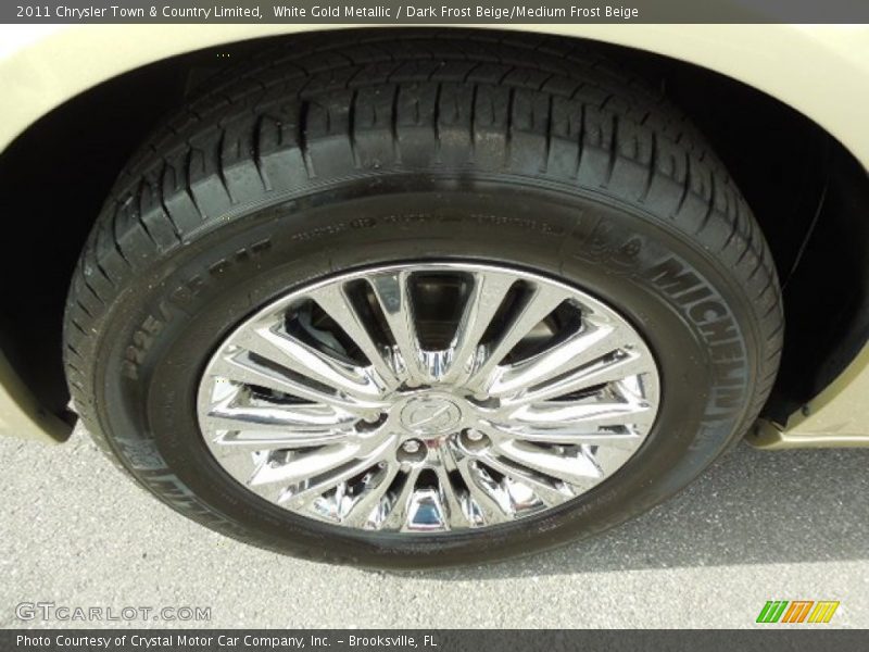 White Gold Metallic / Dark Frost Beige/Medium Frost Beige 2011 Chrysler Town & Country Limited