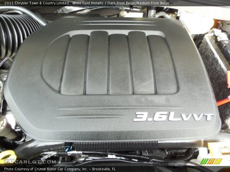 White Gold Metallic / Dark Frost Beige/Medium Frost Beige 2011 Chrysler Town & Country Limited