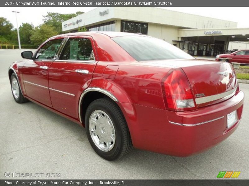 Inferno Red Crystal Pearlcoat / Dark Slate Gray/Light Graystone 2007 Chrysler 300 Touring