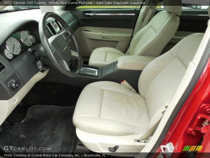 Inferno Red Crystal Pearlcoat / Dark Slate Gray/Light Graystone 2007 Chrysler 300 Touring