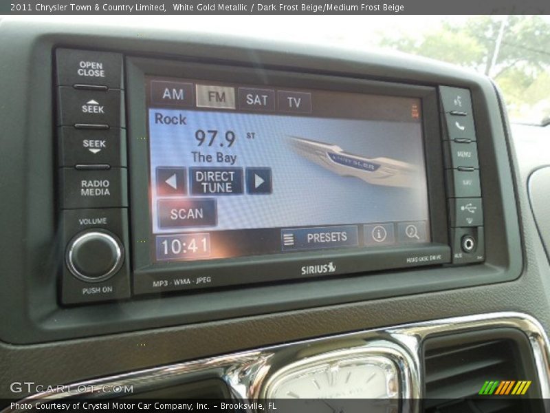 White Gold Metallic / Dark Frost Beige/Medium Frost Beige 2011 Chrysler Town & Country Limited