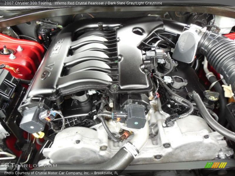 Inferno Red Crystal Pearlcoat / Dark Slate Gray/Light Graystone 2007 Chrysler 300 Touring