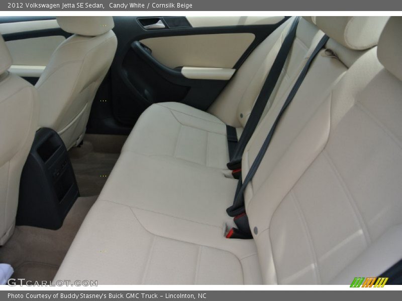 Candy White / Cornsilk Beige 2012 Volkswagen Jetta SE Sedan