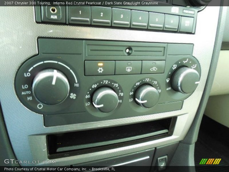 Inferno Red Crystal Pearlcoat / Dark Slate Gray/Light Graystone 2007 Chrysler 300 Touring