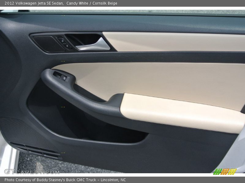 Candy White / Cornsilk Beige 2012 Volkswagen Jetta SE Sedan