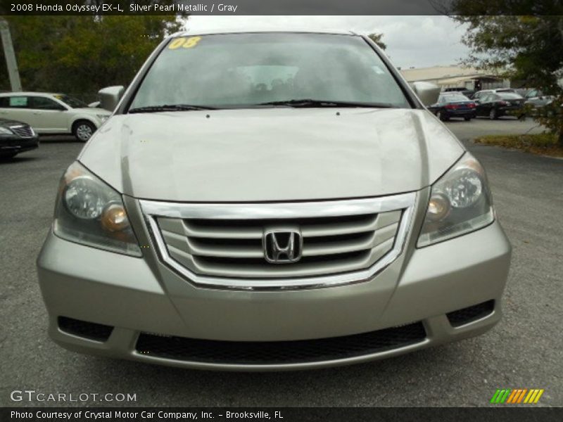 Silver Pearl Metallic / Gray 2008 Honda Odyssey EX-L