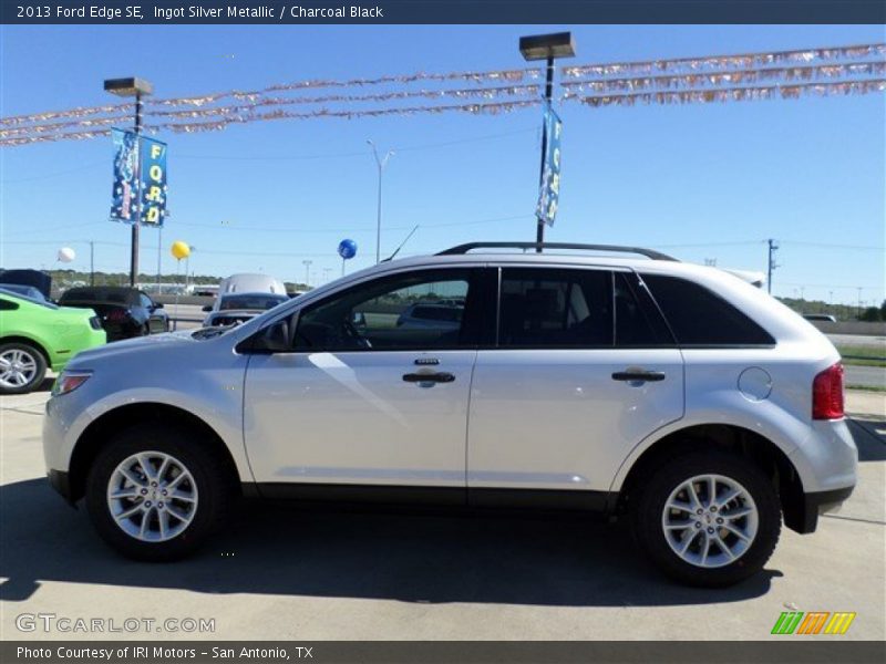 Ingot Silver Metallic / Charcoal Black 2013 Ford Edge SE