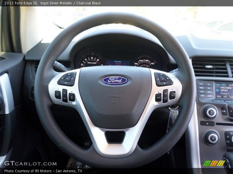 Ingot Silver Metallic / Charcoal Black 2013 Ford Edge SE