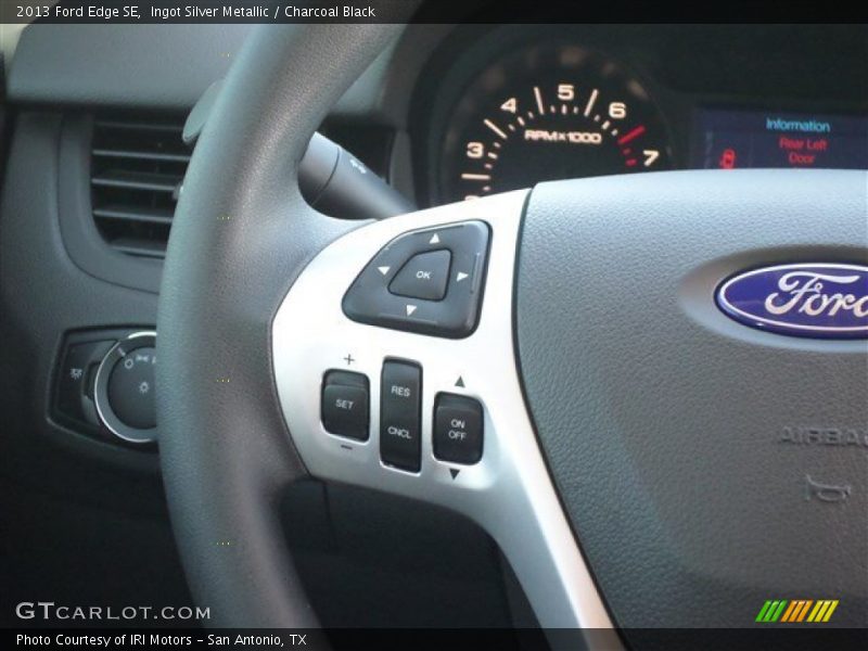 Ingot Silver Metallic / Charcoal Black 2013 Ford Edge SE