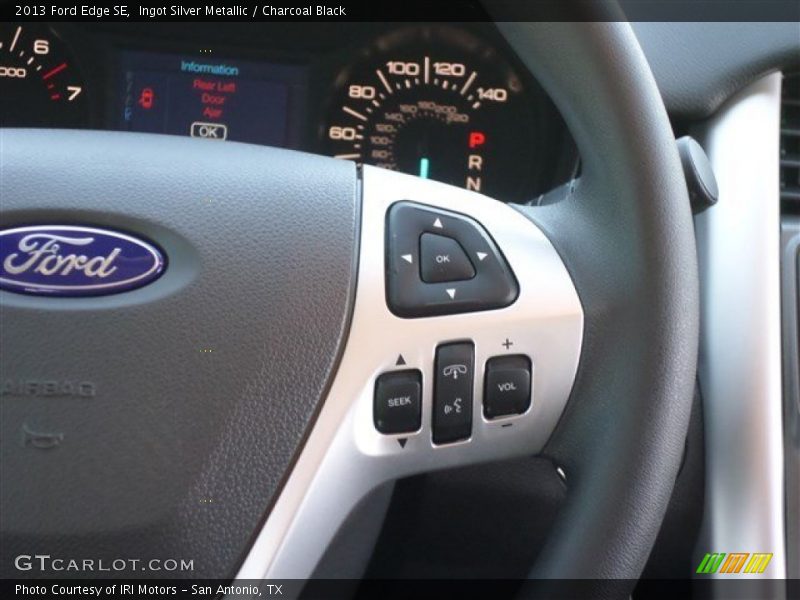 Ingot Silver Metallic / Charcoal Black 2013 Ford Edge SE