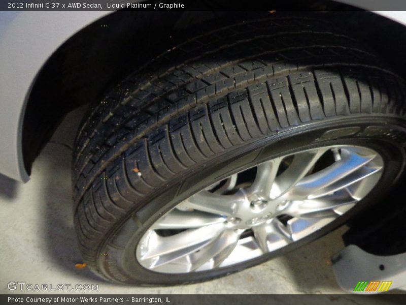 Liquid Platinum / Graphite 2012 Infiniti G 37 x AWD Sedan