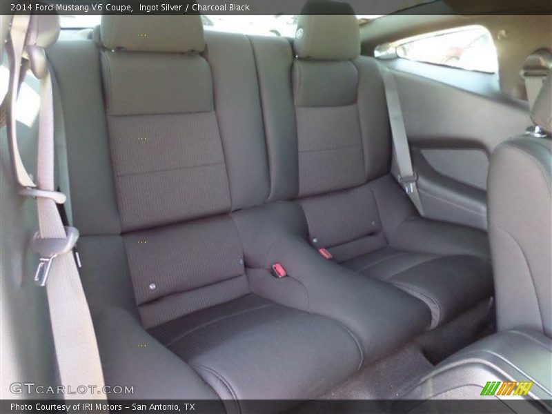 Ingot Silver / Charcoal Black 2014 Ford Mustang V6 Coupe