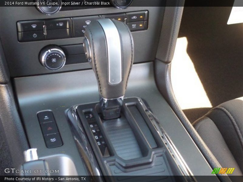 Ingot Silver / Charcoal Black 2014 Ford Mustang V6 Coupe