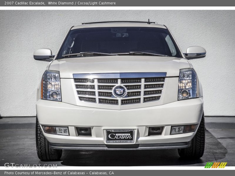 White Diamond / Cocoa/Light Cashmere 2007 Cadillac Escalade