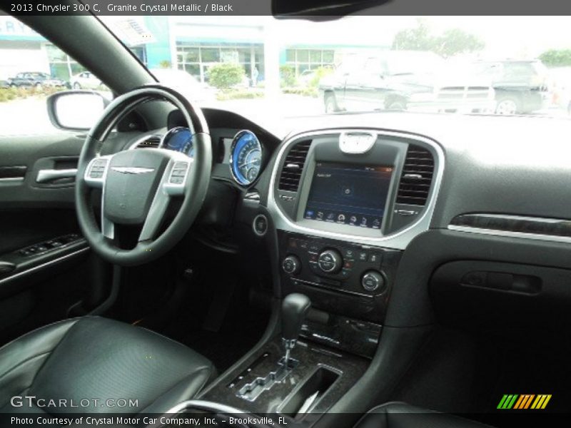Granite Crystal Metallic / Black 2013 Chrysler 300 C