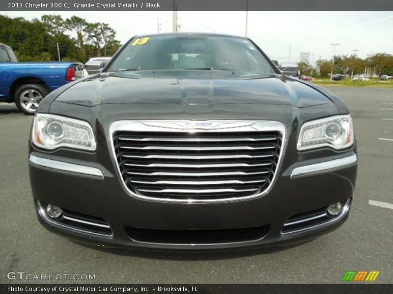 Granite Crystal Metallic / Black 2013 Chrysler 300 C