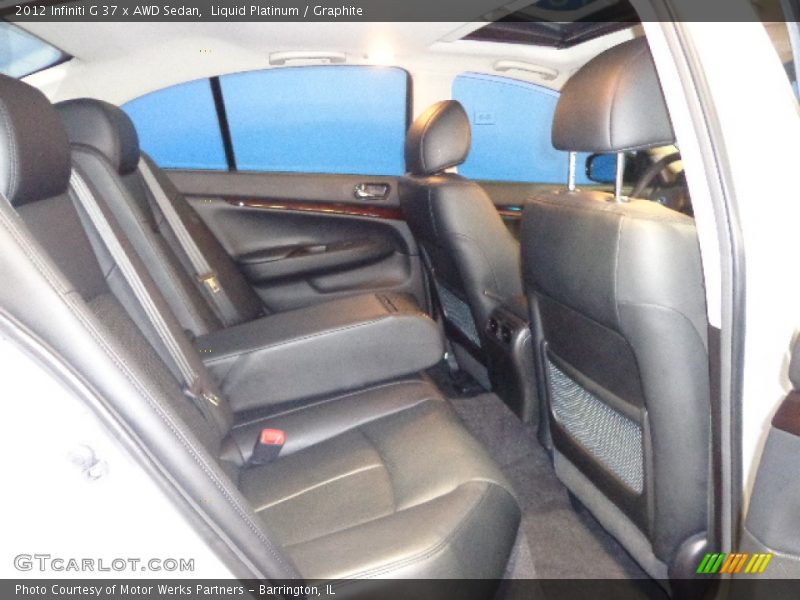 Liquid Platinum / Graphite 2012 Infiniti G 37 x AWD Sedan