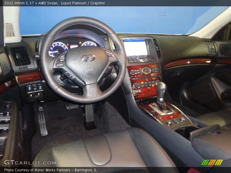 Liquid Platinum / Graphite 2012 Infiniti G 37 x AWD Sedan
