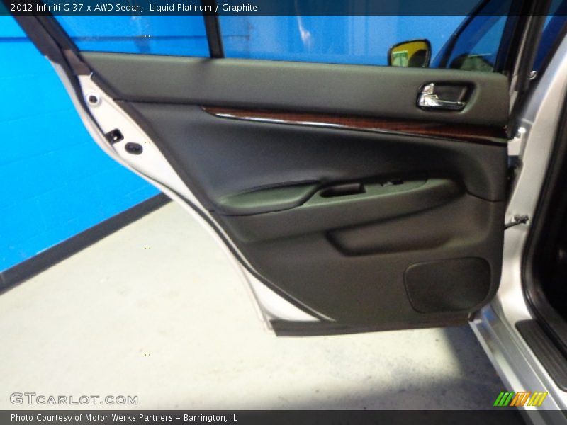 Liquid Platinum / Graphite 2012 Infiniti G 37 x AWD Sedan
