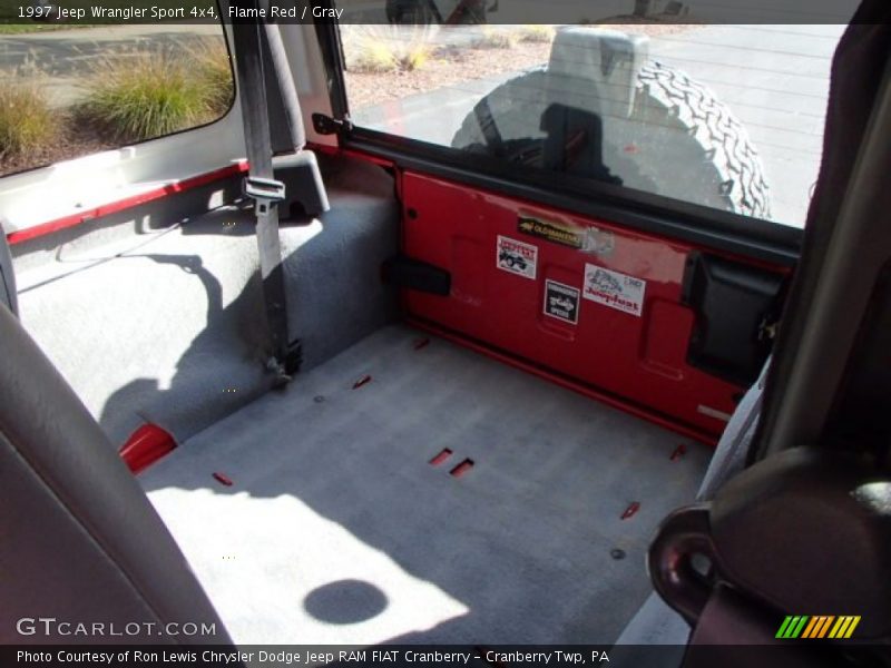 Flame Red / Gray 1997 Jeep Wrangler Sport 4x4