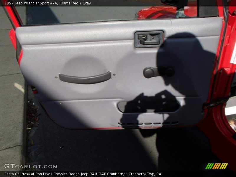 Flame Red / Gray 1997 Jeep Wrangler Sport 4x4