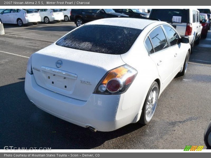Winter Frost Pearl / Charcoal 2007 Nissan Altima 2.5 S