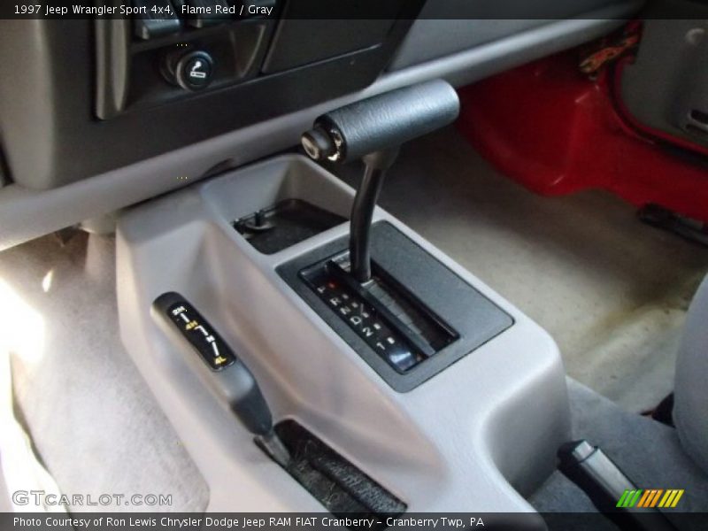 Flame Red / Gray 1997 Jeep Wrangler Sport 4x4