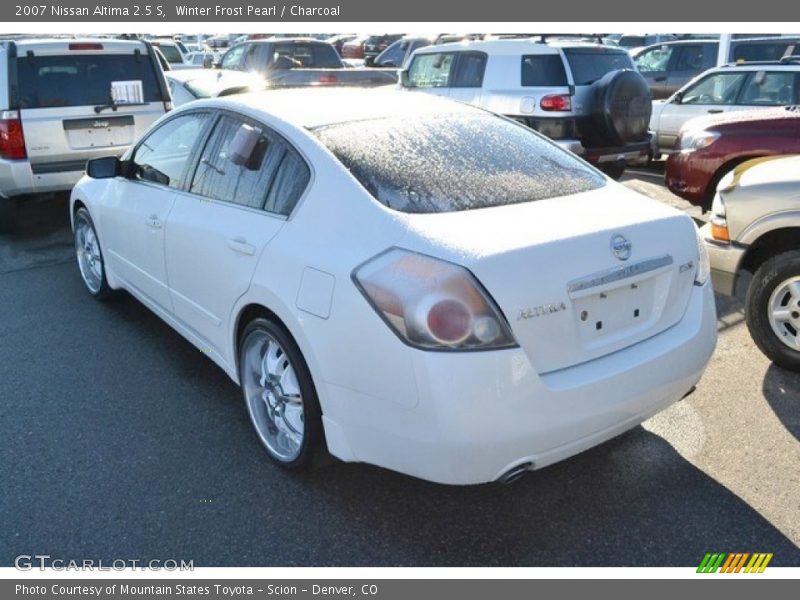 Winter Frost Pearl / Charcoal 2007 Nissan Altima 2.5 S