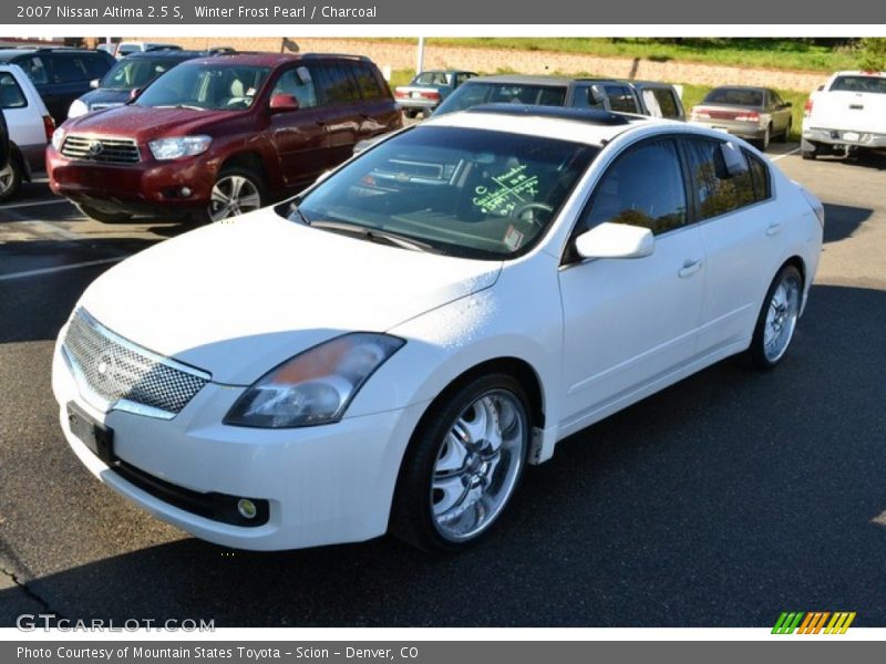 Winter Frost Pearl / Charcoal 2007 Nissan Altima 2.5 S