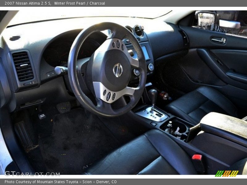 Winter Frost Pearl / Charcoal 2007 Nissan Altima 2.5 S