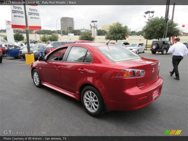 Rally Red Metallic / Black 2013 Mitsubishi Lancer ES