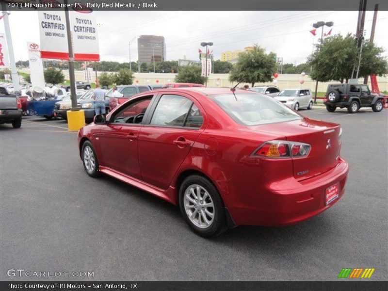Rally Red Metallic / Black 2013 Mitsubishi Lancer ES