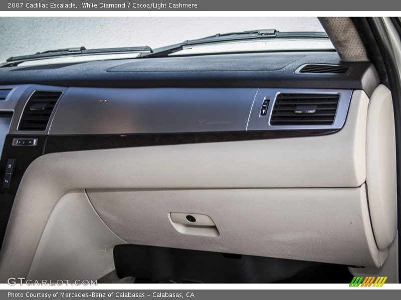 White Diamond / Cocoa/Light Cashmere 2007 Cadillac Escalade