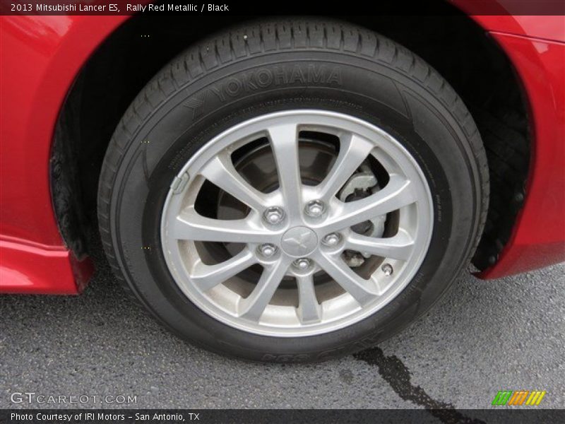 Rally Red Metallic / Black 2013 Mitsubishi Lancer ES