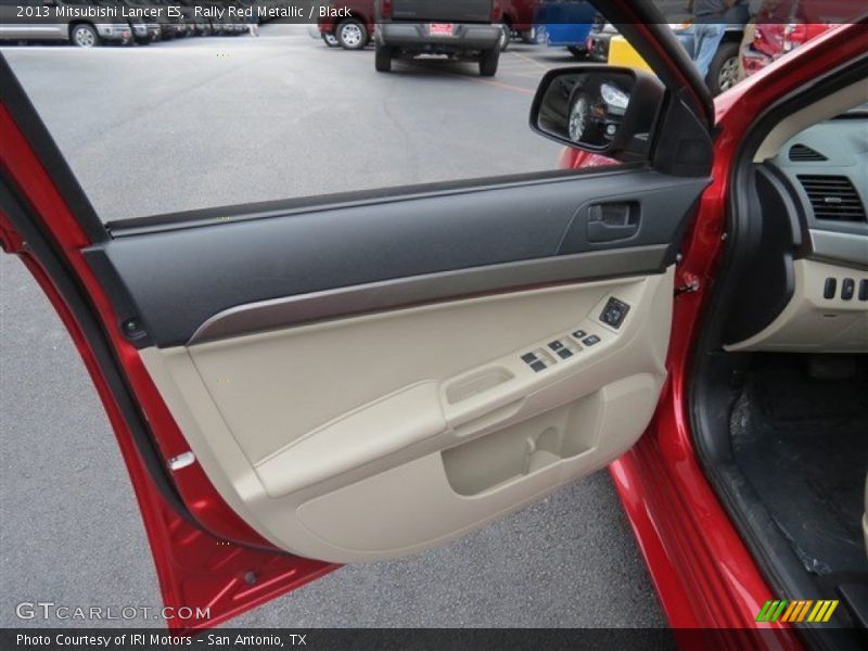Rally Red Metallic / Black 2013 Mitsubishi Lancer ES