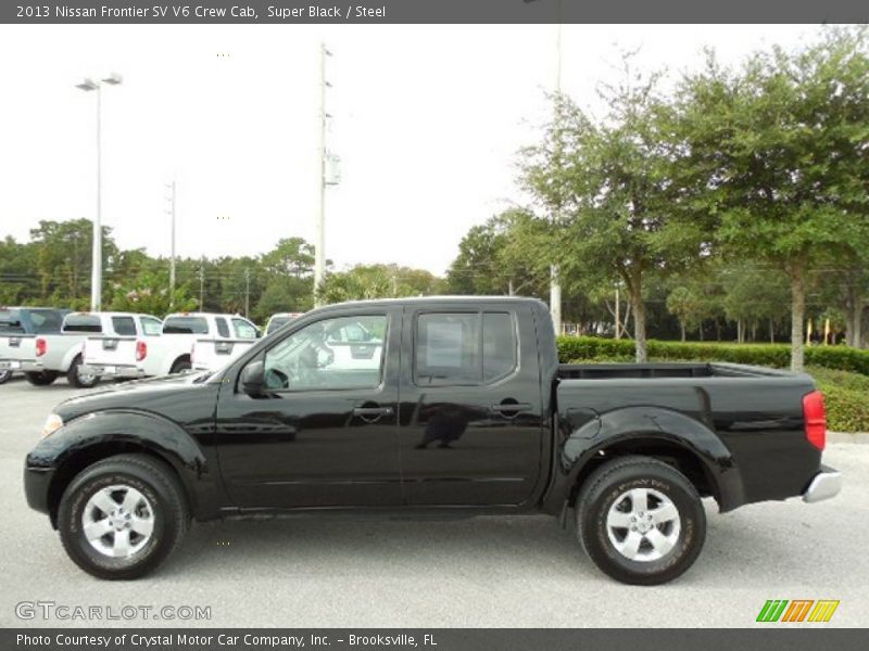 Super Black / Steel 2013 Nissan Frontier SV V6 Crew Cab